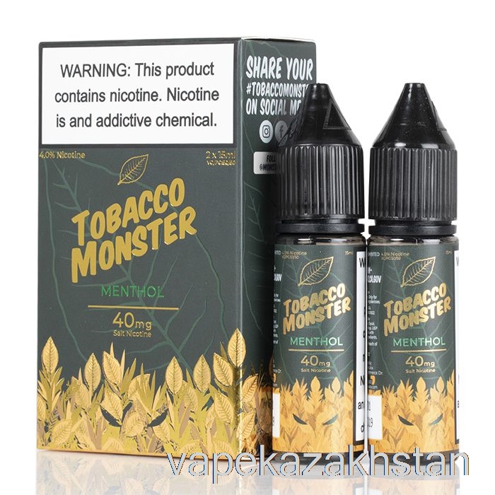 Vape Smoke Menthol - Tobacco Monster Salts - 30mL 24mg